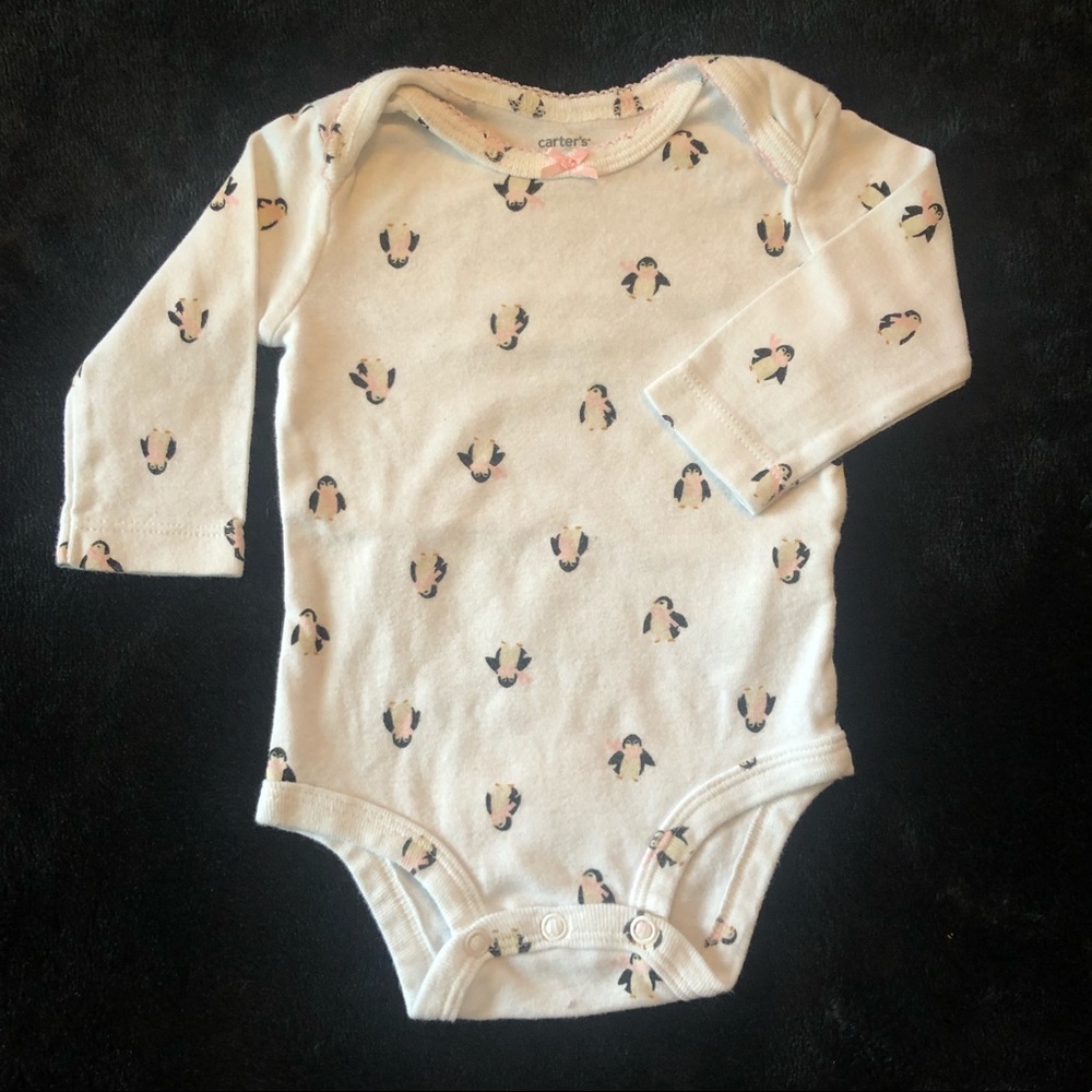 Long-Sleeve Penguin Onesie